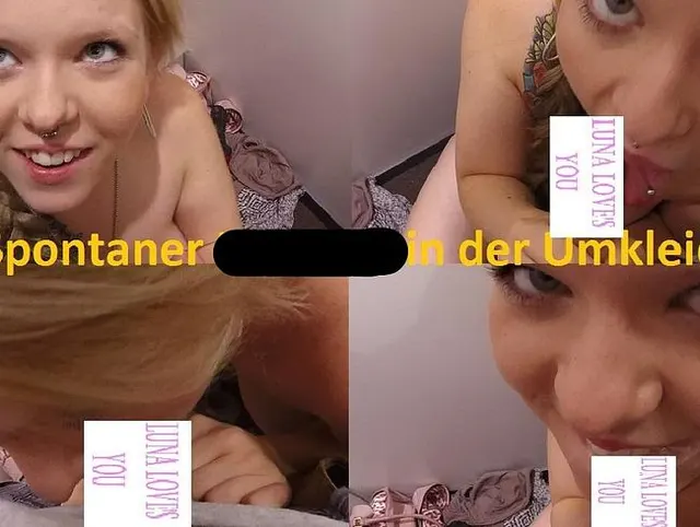 Blowjob in der Umkleide